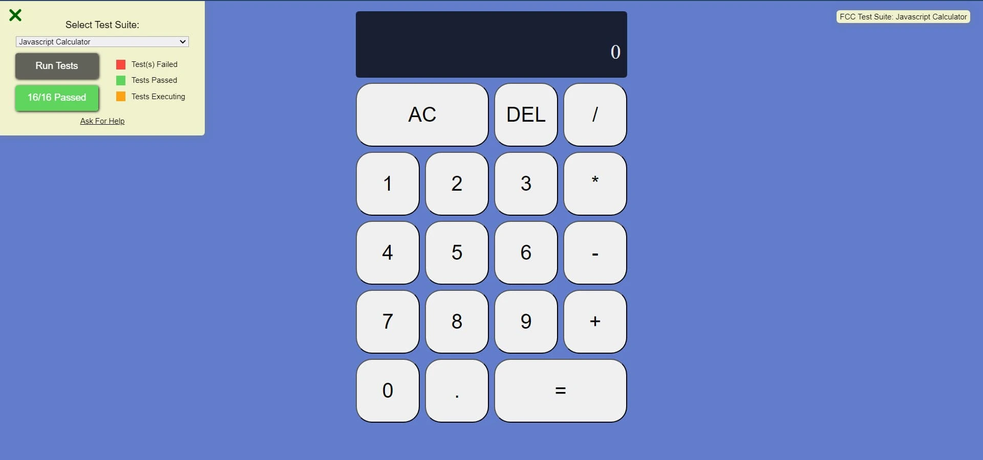 JavaScript Calculator