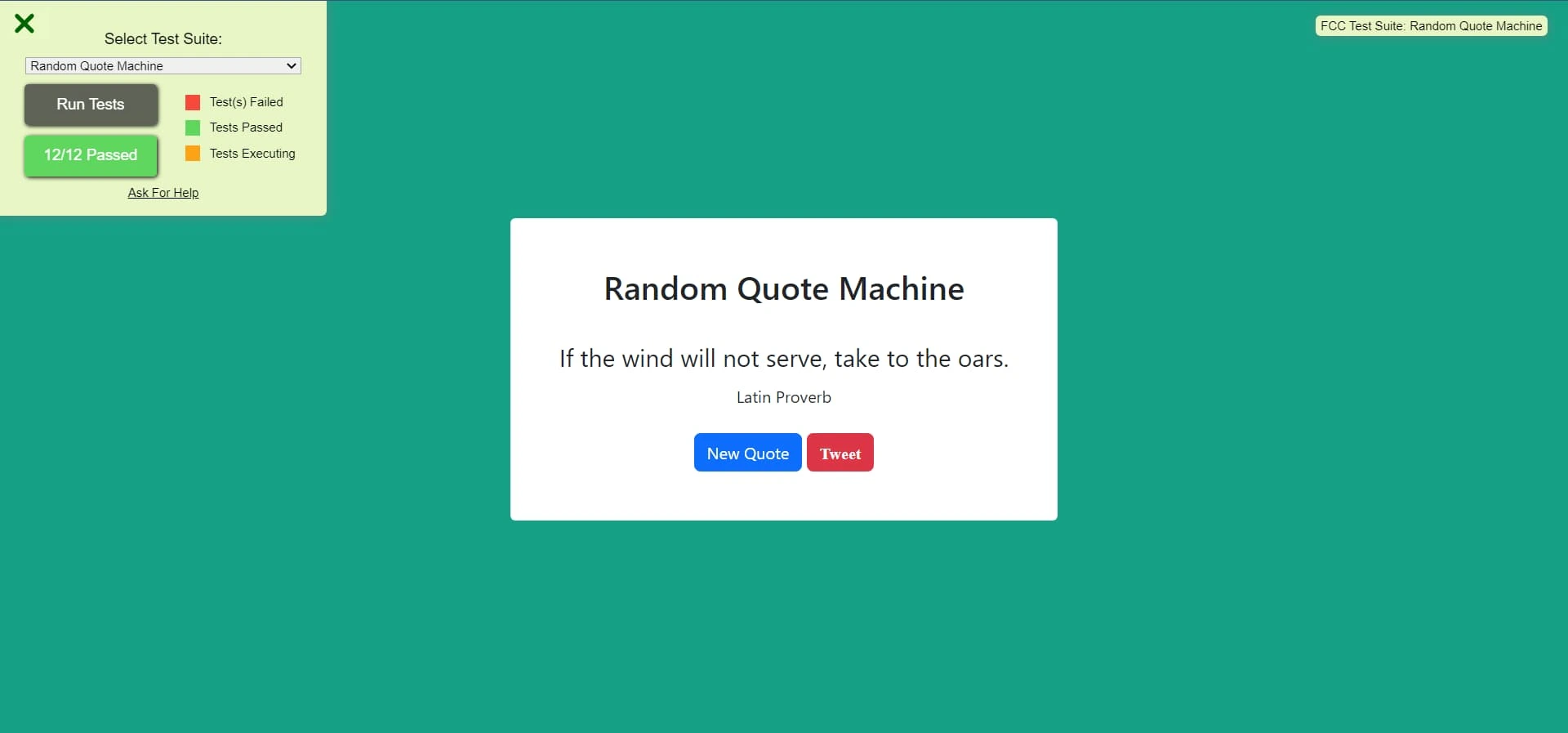Quote Machine Project